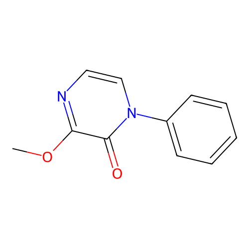 3-Methoxy-1-phenyl-1,2-dihydropyrazin-2-one structure