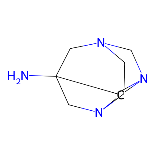 8-Amino-1,3,6-triazahomoadamantane structure