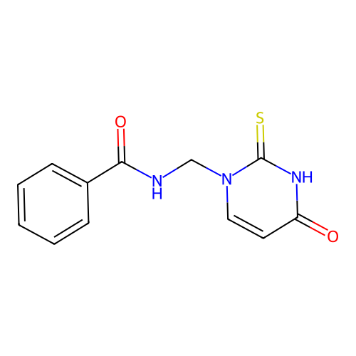 N-(4-Oxo-2-thioxo-3,4-dihydro-2H-pyrimidin-1-ylmethyl)-benzamide structure