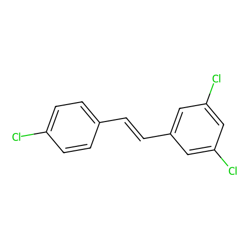 1,3-Dichloro-5-[(1E)-2-(4-chlorophenyl)ethenyl]-benzene structure