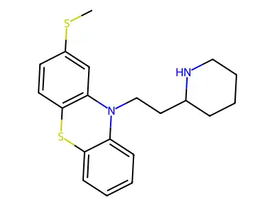 Northioridazine structure