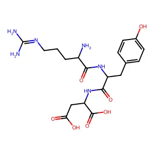 Arginyl-tyrosyl-aspartic acid structure