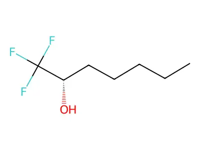 (R)-(+)-1,1,1-Trifluoroheptan-2-ol structure