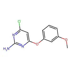 4-Chloro-6-(3-methoxyphenoxy)pyrimidin-2-amine structure