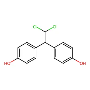 4,4'-(2,2-Dichloroethylidene)bisphenol structure
