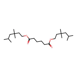 Bis(3,3,5-trimethylhexyl) hexanedioate structure