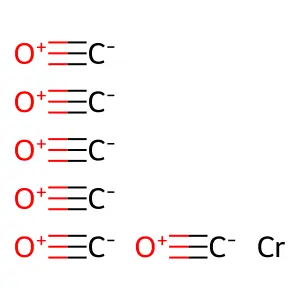 六羰基铬 structure