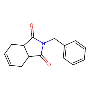 2-benzyl-3a,4,7,7a-tetrahydro-1H-isoindole-1,3(2H)-dione structure