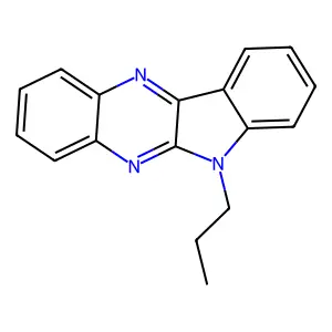 6-propyl-6H-indolo[2,3-b]quinoxaline structure