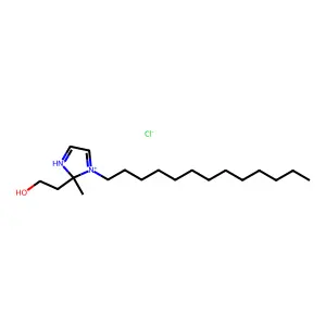 1-Tridecyl-2-methyl-2-hydroxyethylimidazolinium chloride structure