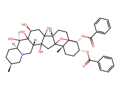 Dibenzoylcevine structure