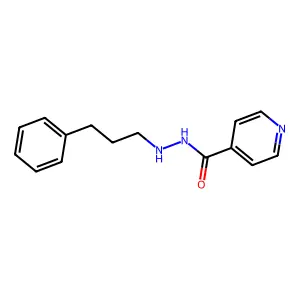 异烟酸2-(3-苯丙基)酰肼 structure
