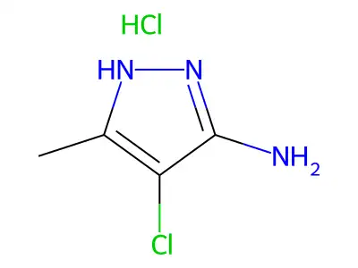 4-chloro-5-methyl-1H-pyrazol-3-amine structure