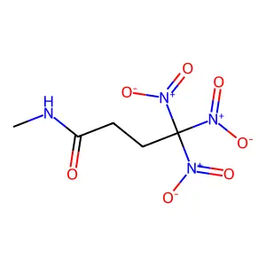 N-甲基-4,4,4-三硝基丁酰胺 structure