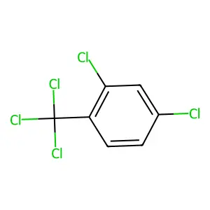 2,4-Dichlorophenyltrichloromethane structure