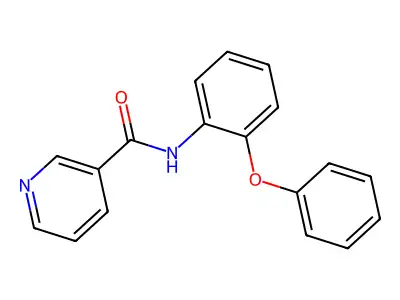 N-(2-phenoxyphenyl)pyridine-3-carboxamide structure
