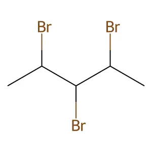 2,3,4-Tribromopentane structure