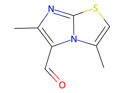 3,6-Dimethylimidazo[2,1-b][1,3]thiazole-5-carbaldehyde structure