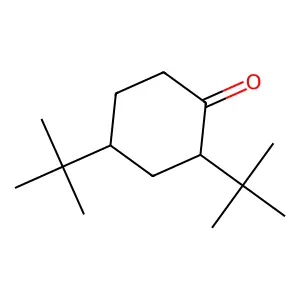 Cyclohexanone, 2,4-bis(1,1-dimethylethyl)- structure