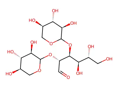 Xylose-xylose-glucose structure