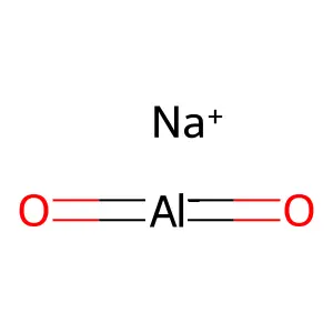 Sodium oxido(oxo)alumane structure