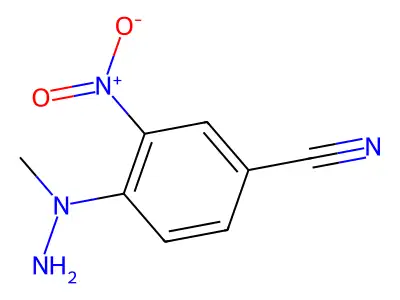 4-(1-Methylhydrazinyl)-3-nitrobenzonitrile structure