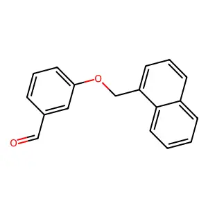 3-(Naphthalen-1-ylmethoxy)benzaldehyde structure