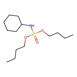 N-dibutoxyphosphorylcyclohexanamine structure