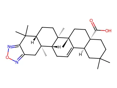 Oleanoic acid structure