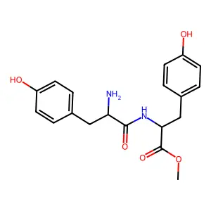 Tyrosyltyrosine methyl ester structure