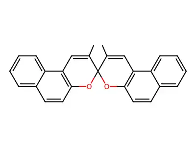 2,2'-Dimethyl-3,3'-spirobi[naphtho[2,1-b]pyran] structure