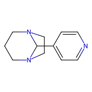 4-(1,5-Diazabicyclo(3.2.1)oct-8-YL)-pyridine structure