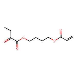 4-((1-Oxoallyl)oxy)butyl acetoacetate structure