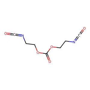双(2-异氰酸乙基)碳酸酯 structure