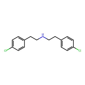 Bis[2-(4-chlorophenyl)ethyl]amine structure
