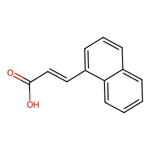 3-(1-萘基)-2-丙烯酸 structure