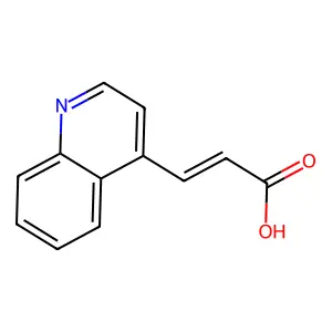 3-喹啉-4-基丙烯酸 structure