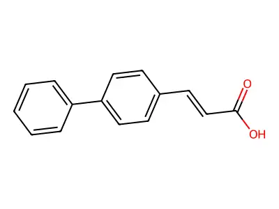 3-(4-联苯基)丙烯酸 structure