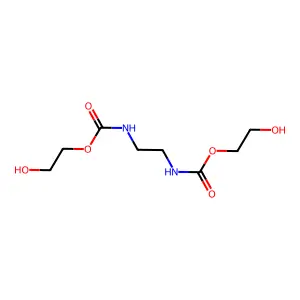 Carbamic acid, N,N'-1,2-ethanediylbis-, C,C'-bis(2-hydroxyethyl) ester structure