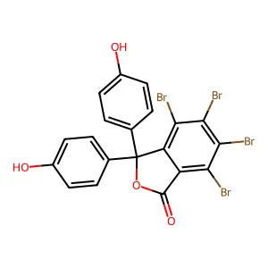 1(3H)-Isobenzofuranone, 4,5,6,7-tetrabromo-3,3-bis(4-hydroxyphenyl)- structure