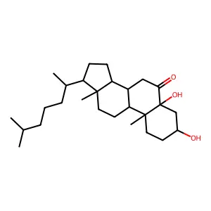Yakkasterone structure