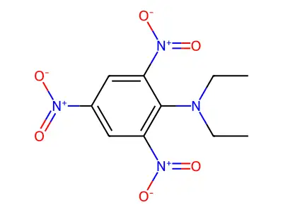 Benzenamine, N,N-diethyl-2,4,6-trinitro- structure