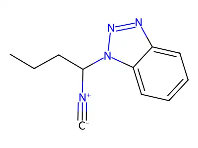 1-(1-Isocyanobutyl)-1H-benzotriazole structure
