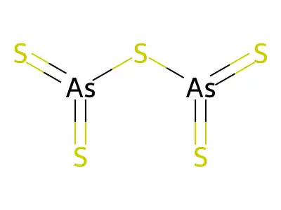 五硫化二砷 structure