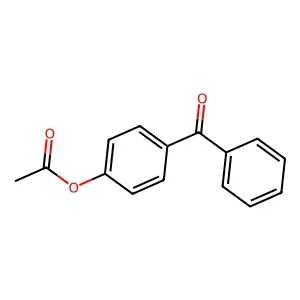 4-Acetoxybenzophenone structure