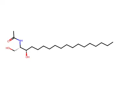 N-(1,3-二羟基十八烷-2-基)乙酰胺 structure