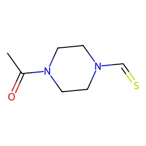1-Acetyl-4-thioformylpiperazine structure