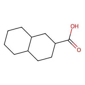Decahydro-2-naphthalenecarboxylic acid structure