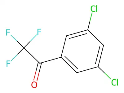 1-(3,5-Dichlorophenyl)-2,2,2-trifluoroethan-1-one structure