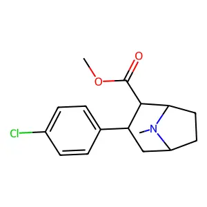 3-(4-Chlorophenyl)tropane-2-carboxylic acid methyl ester structure